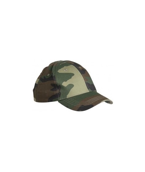 Mil-Tec - Keps för barn - Woodland Camo