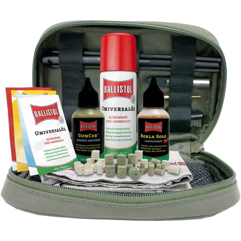 Ballistol - Vapenrengörings- och skötselsats i praktisk väska