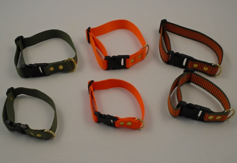 Krage med vävband - orange
