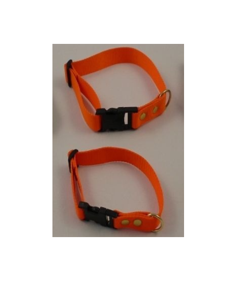 Krage med vävband - orange