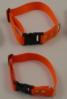 Krage med vävband - orange