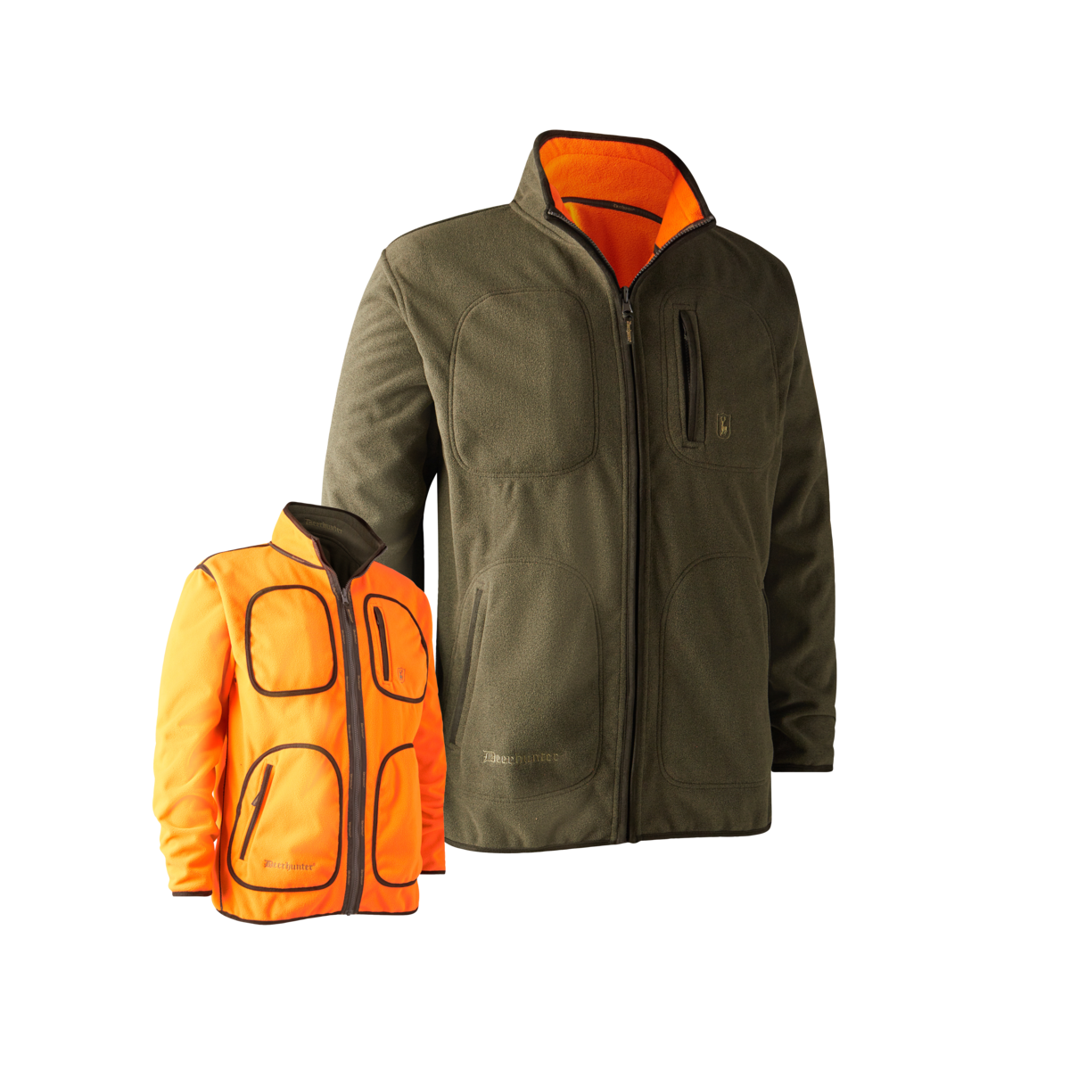 Deerhunter - Gamekeeper Bonded Fleece Jacka - vändbar