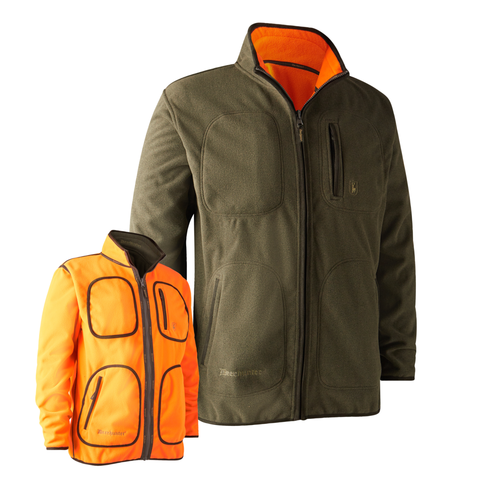 Deerhunter - Gamekeeper Bonded Fleece Jacka - vändbar