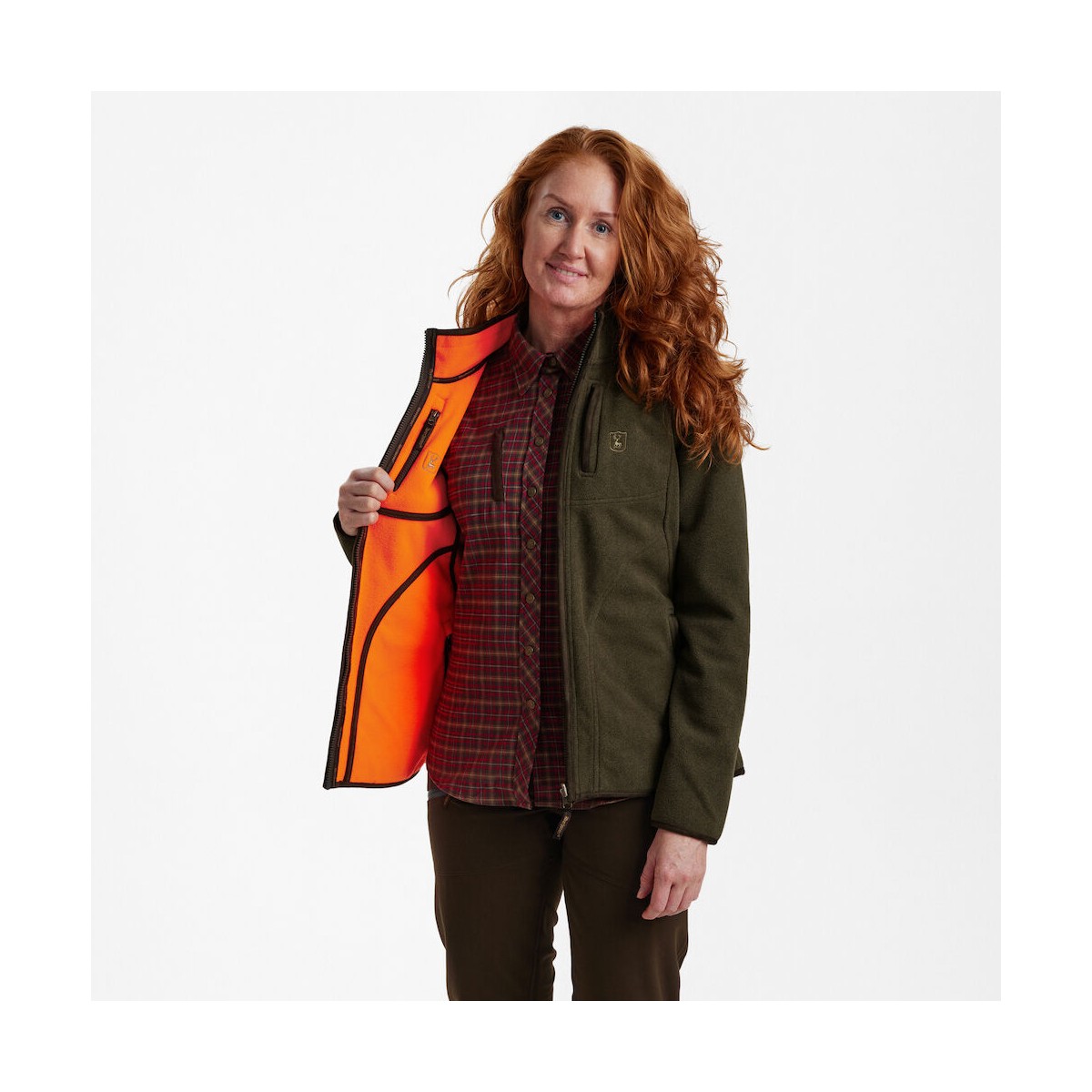 Deerhunter - Lady Pam Bonded Fleece Jacket - vändbar