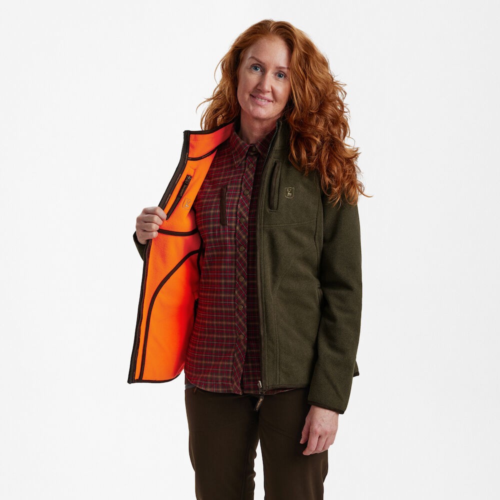 Deerhunter - Lady Pam Bonded Fleece Jacket - vändbar