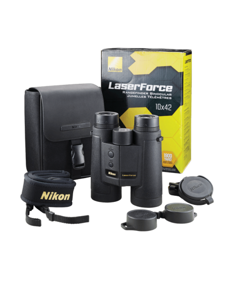 Nikon LaserForce 10x42 med avståndsmätare