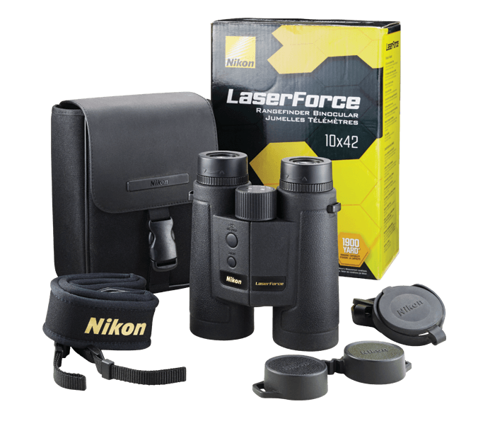 Nikon LaserForce 10x42 med avståndsmätare