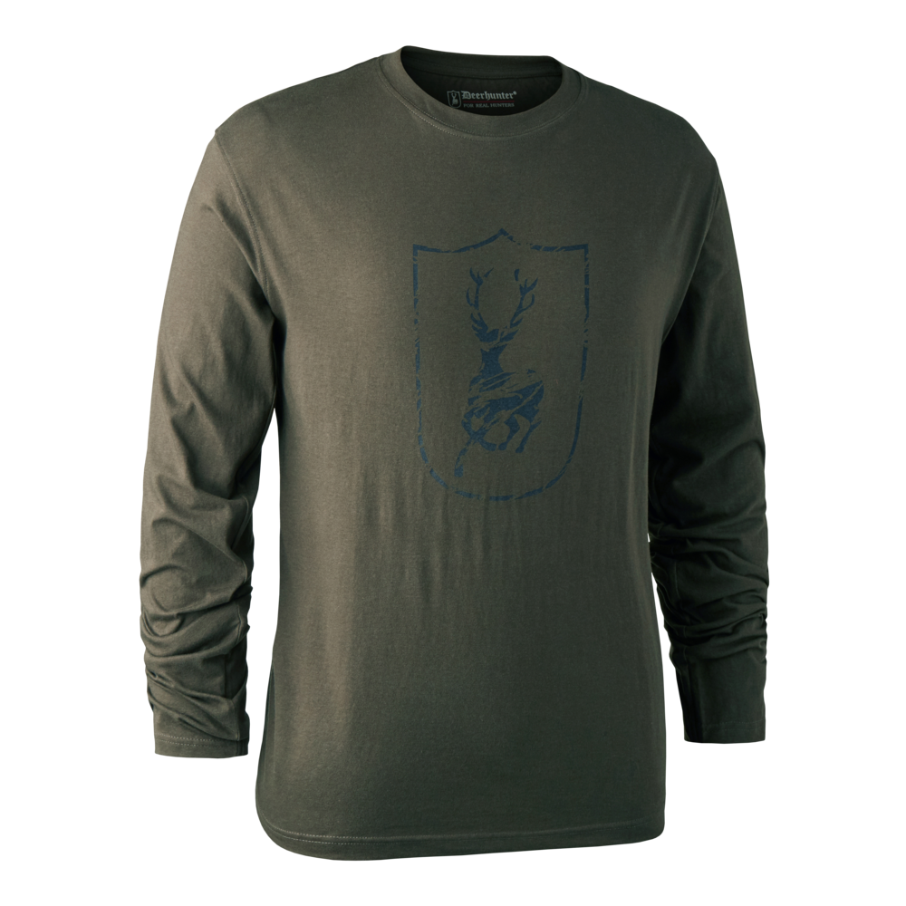 Deerhunter - Logotyp T-shirt med långa ärmar storlek 4XL