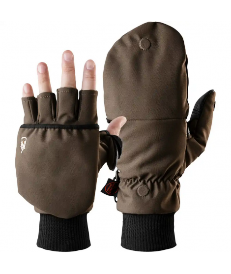 The Heat Company - Handske/Huva Heat 2 - Brun/Tarmac