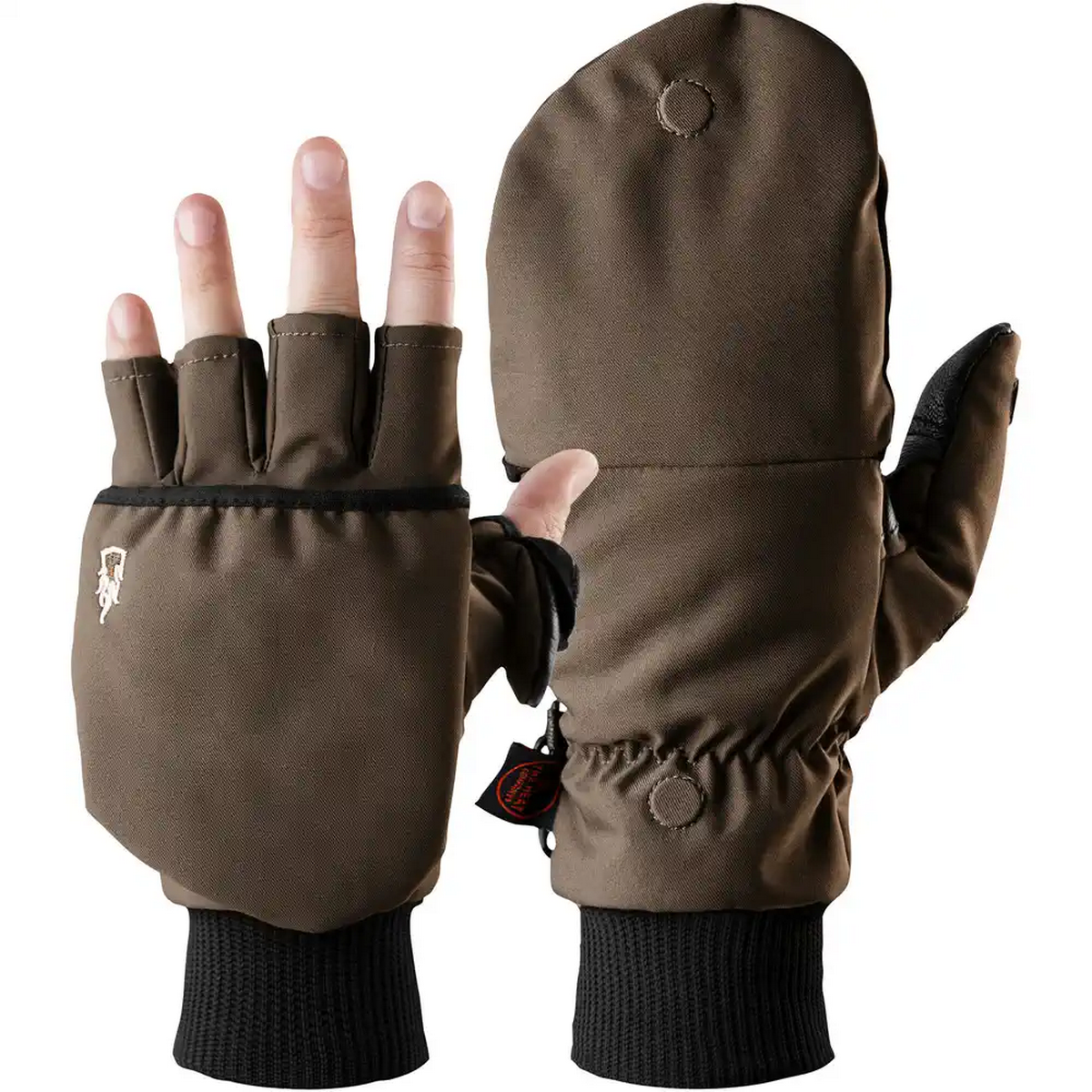 The Heat Company - Handske/Huva Heat 2 - Brun/Tarmac