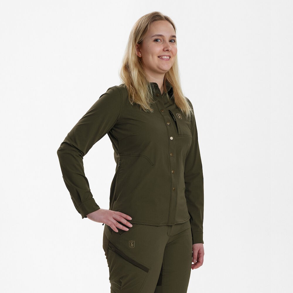 Deerhunter - Lady Anti-Insect Shirt med HHL-behandling storlek 44