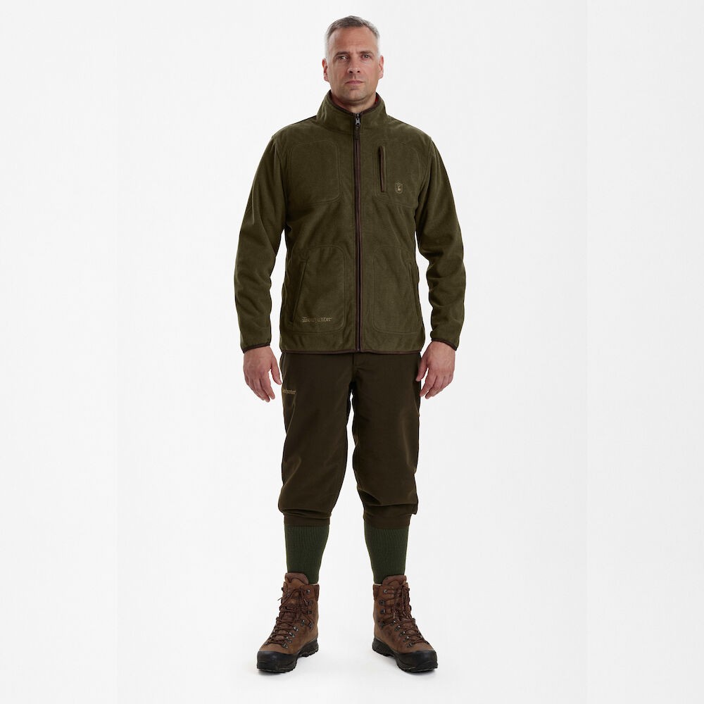 Deerhunter - Gamekeeper Bonded Fleece Jacka - vändbar