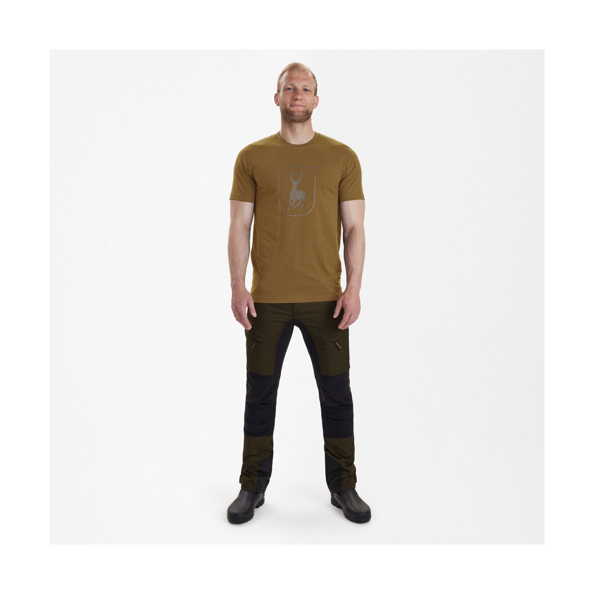 Deerhunter - T-shirt med logotyp