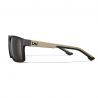 Wiley X Founder - Solglasögon Matte Black / Sand Colour - Captive Tungsten Mirror