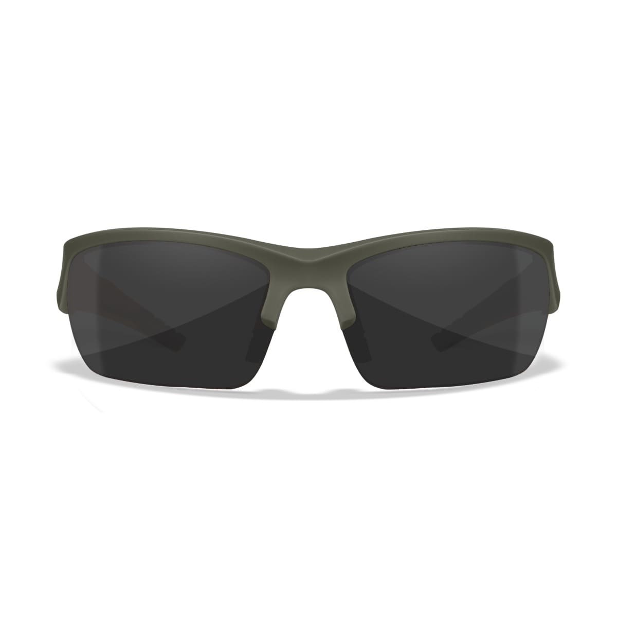 Wiley X Valor 2.5 sport- och skytteglasögon - Matt armégrönt bågstativ med 3 linser