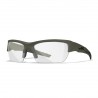 Wiley X Valor 2.5 sport- och skytteglasögon - Matt armégrönt bågstativ med 3 linser