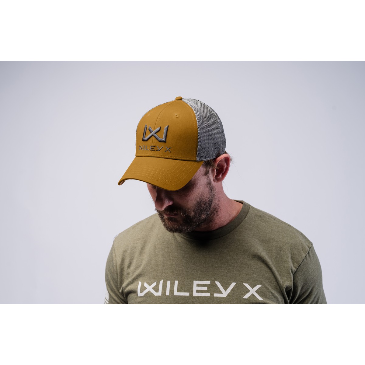Wiley X Trucker-keps - Sandfärgad/grå med WX-logotyp