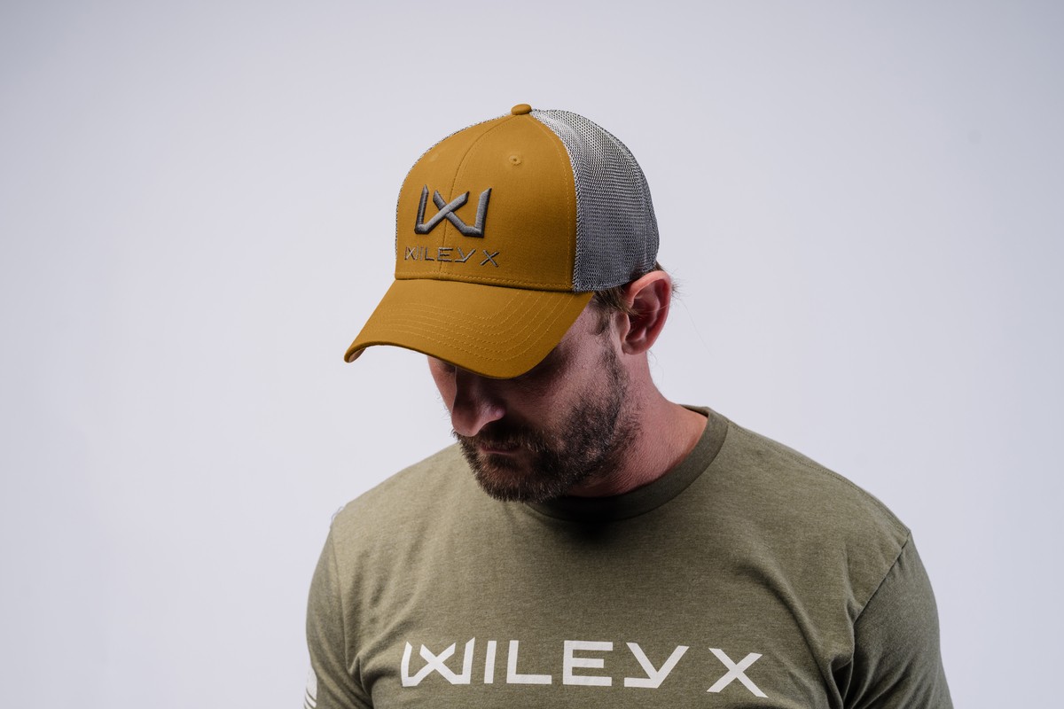 Wiley X Trucker-keps - Sandfärgad/grå med WX-logotyp