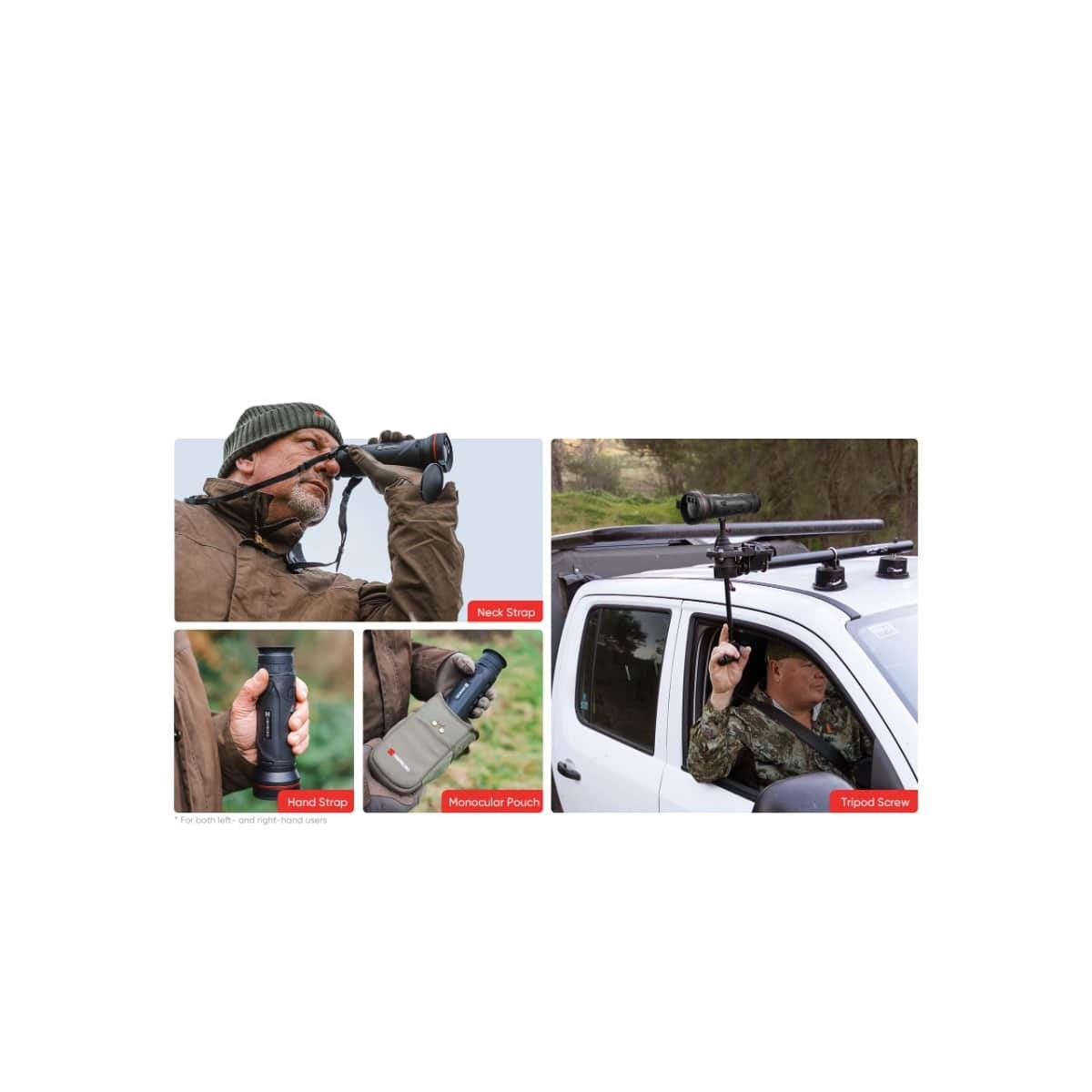 HIKMICRO Falcon FQ50L 2.0 50mm M/ Laser Avståndsmätare - Termisk Spotter
