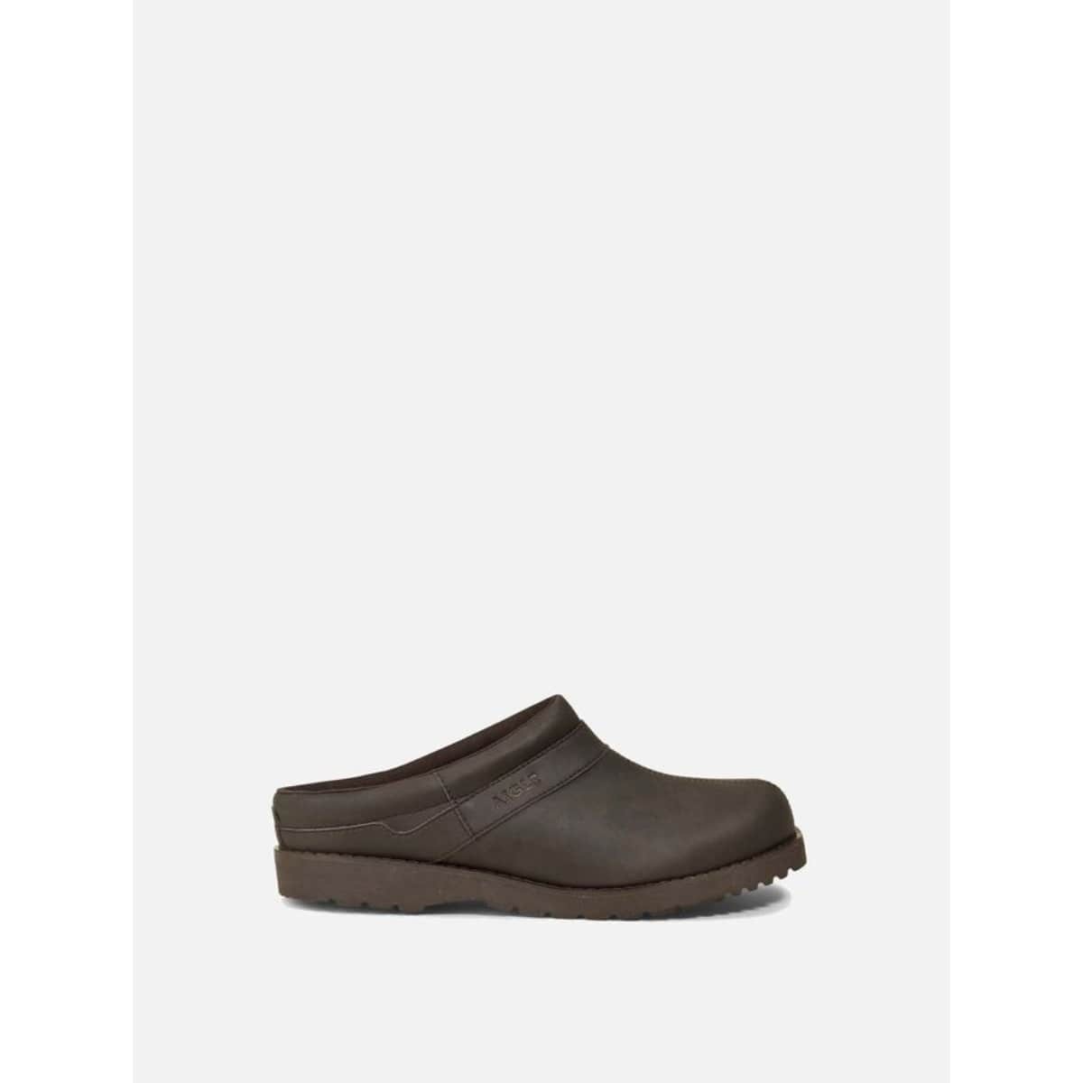 Aigle Basilo mörkbrun slip-on i läder