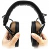 Earmor M300T – Elektroniskt hörselskydd med Bluetooth – Sandfärgat