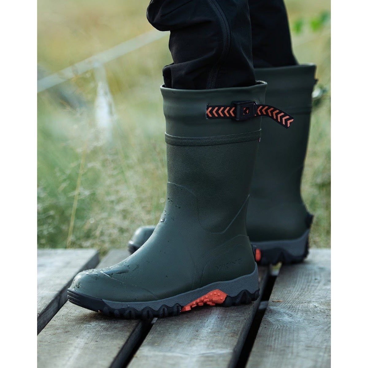 Viking Trophy Mid Unisex Gummistövel Grön