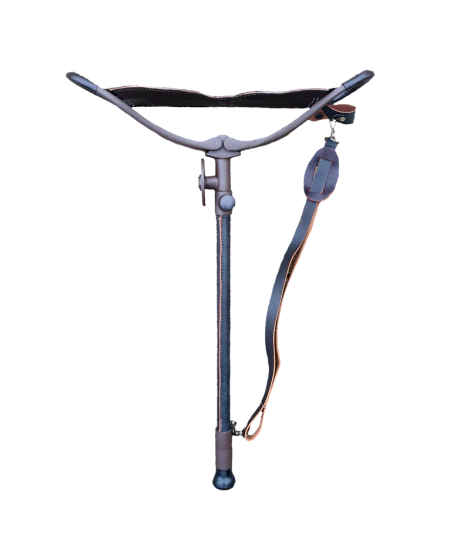 NordicHunt - Jaktstol med ett ben - Fox Hunter Lux II med fot