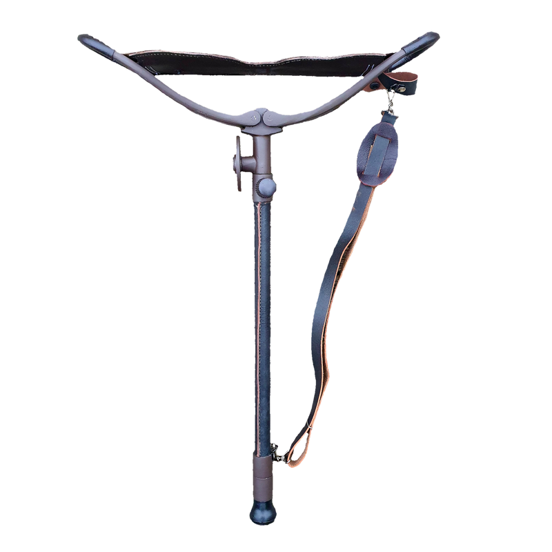 NordicHunt - Jaktstol med ett ben - Fox Hunter Lux II med fot