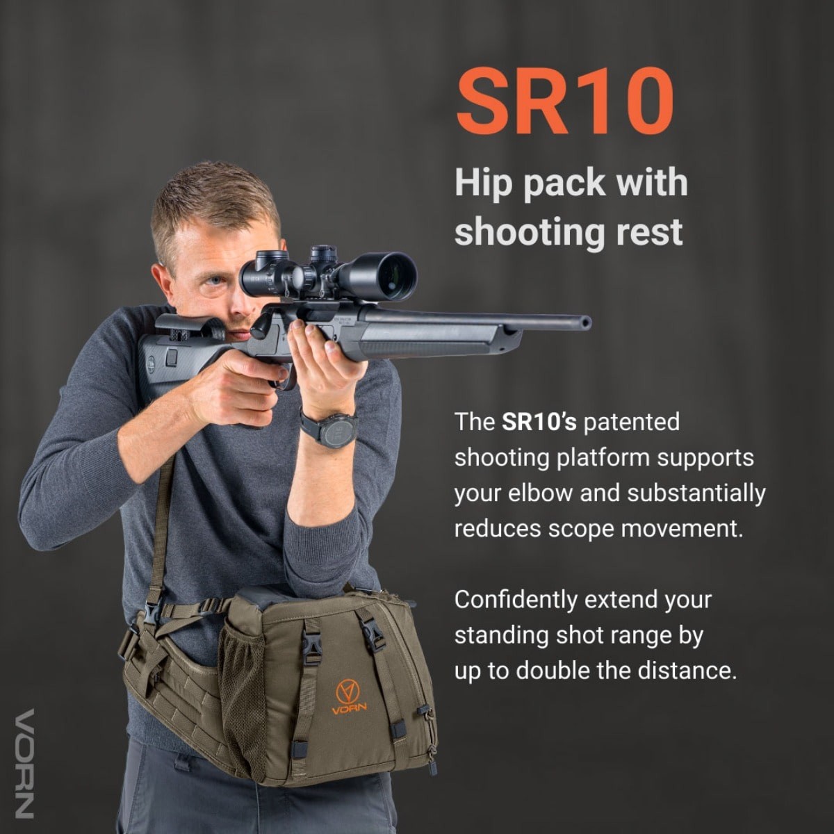 VORN SR10 Waistpack - plattform för skytte och 10L kapacitet