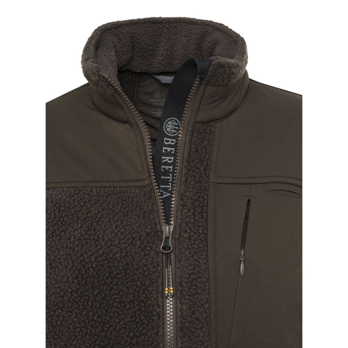 Beretta - Halifax Sherpa fleecejacka för kvinnor - Brun bark