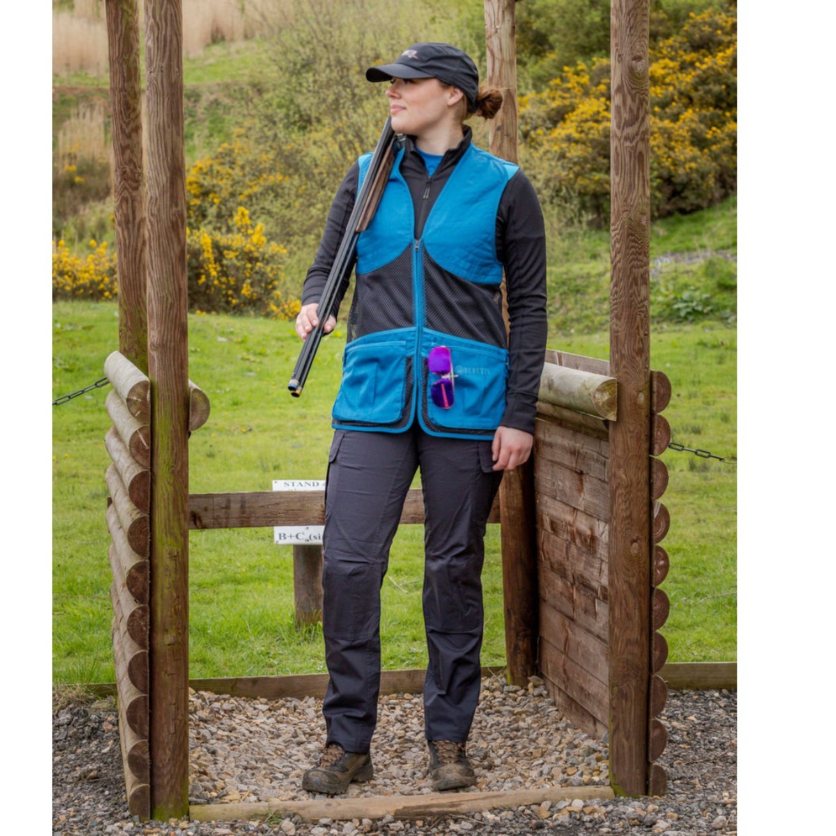 Beretta Skytteväst Full Mesh - Blå Twilight