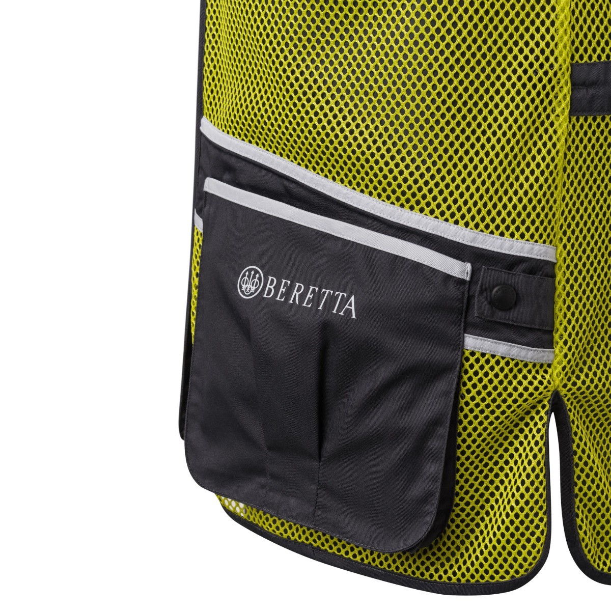 Beretta Skjutväst i heltäckande mesh - Grå/Gul