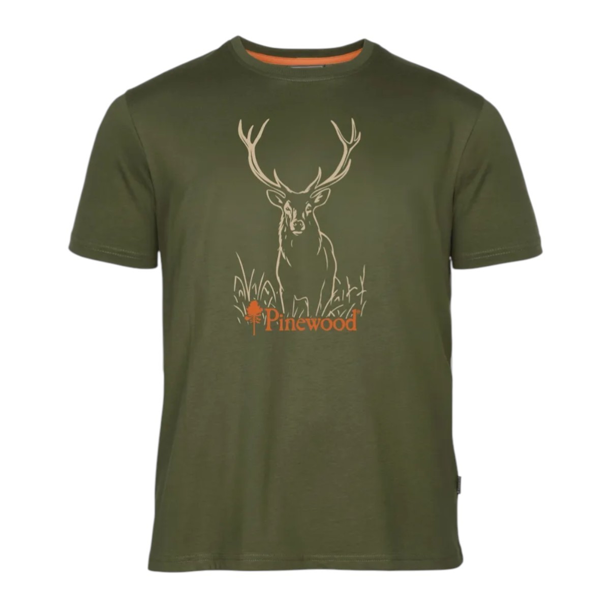 Pinewood Red Deer T-shirt - Jakt T-shirt i bomull