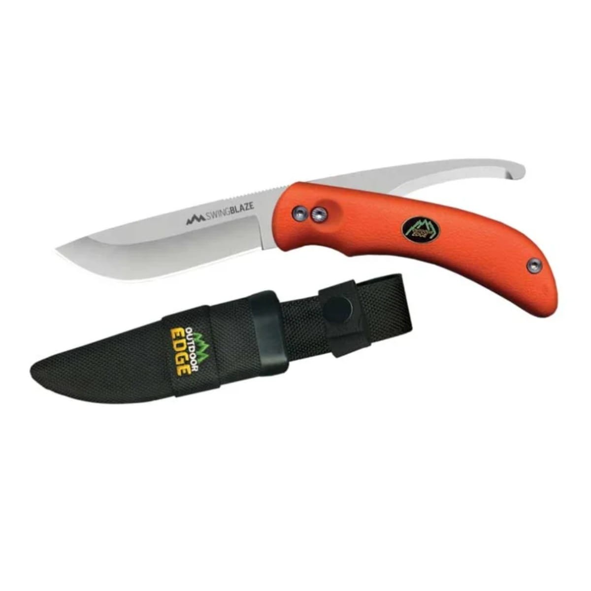 Outdoor Edge: Swingblade - Kniv med insektsöppnare. Orange i färgen