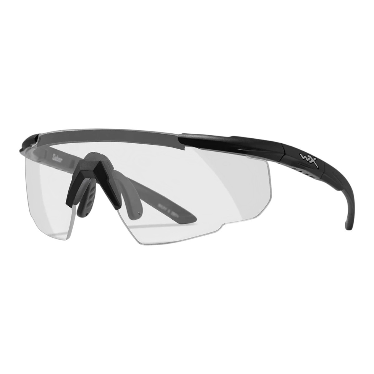Wiley X Saber Advanced skyddsglasögon - Mattsvart båge med klara linser