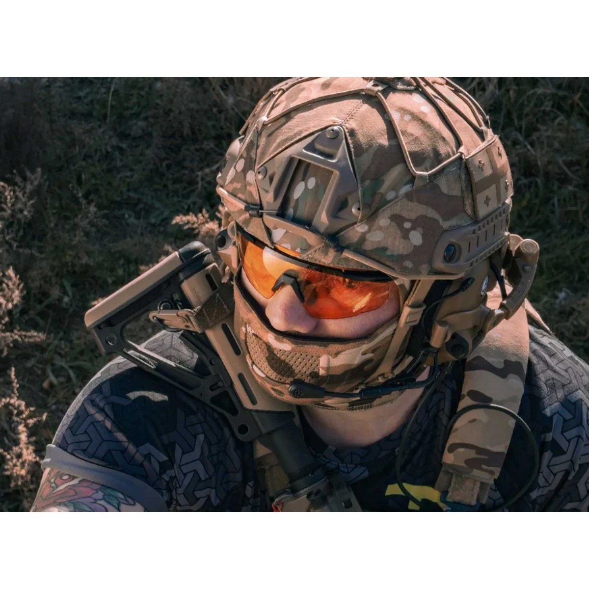 Wiley X Saber Advanced skyddsglasögon - Mattsvart båge med Light Rust-glas