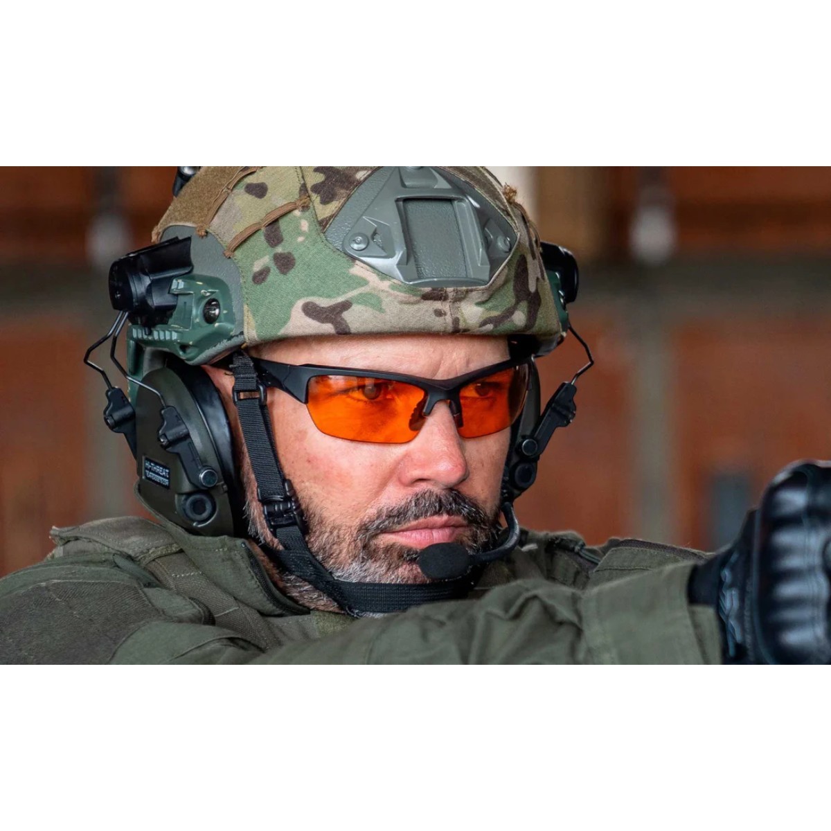 Wiley X Valor 2.5 sport- och skytteglasögon - Mattsvart båge med 3 linser
