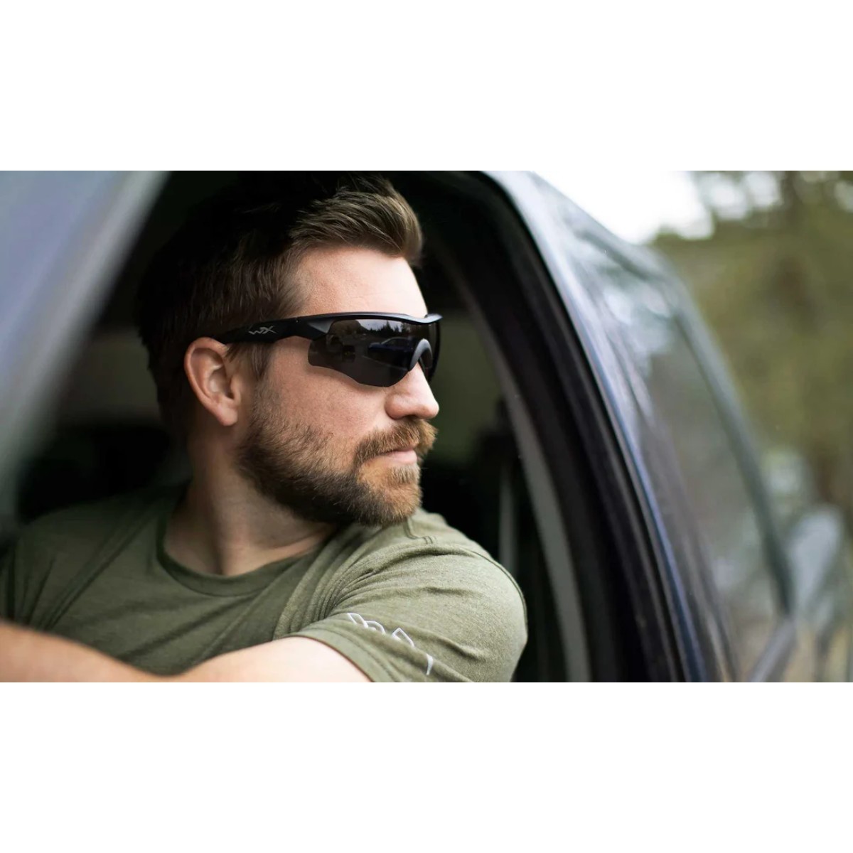 Wiley X Rogue Comm sport- och skytteglasögon - Matsvart båge med 3 linser