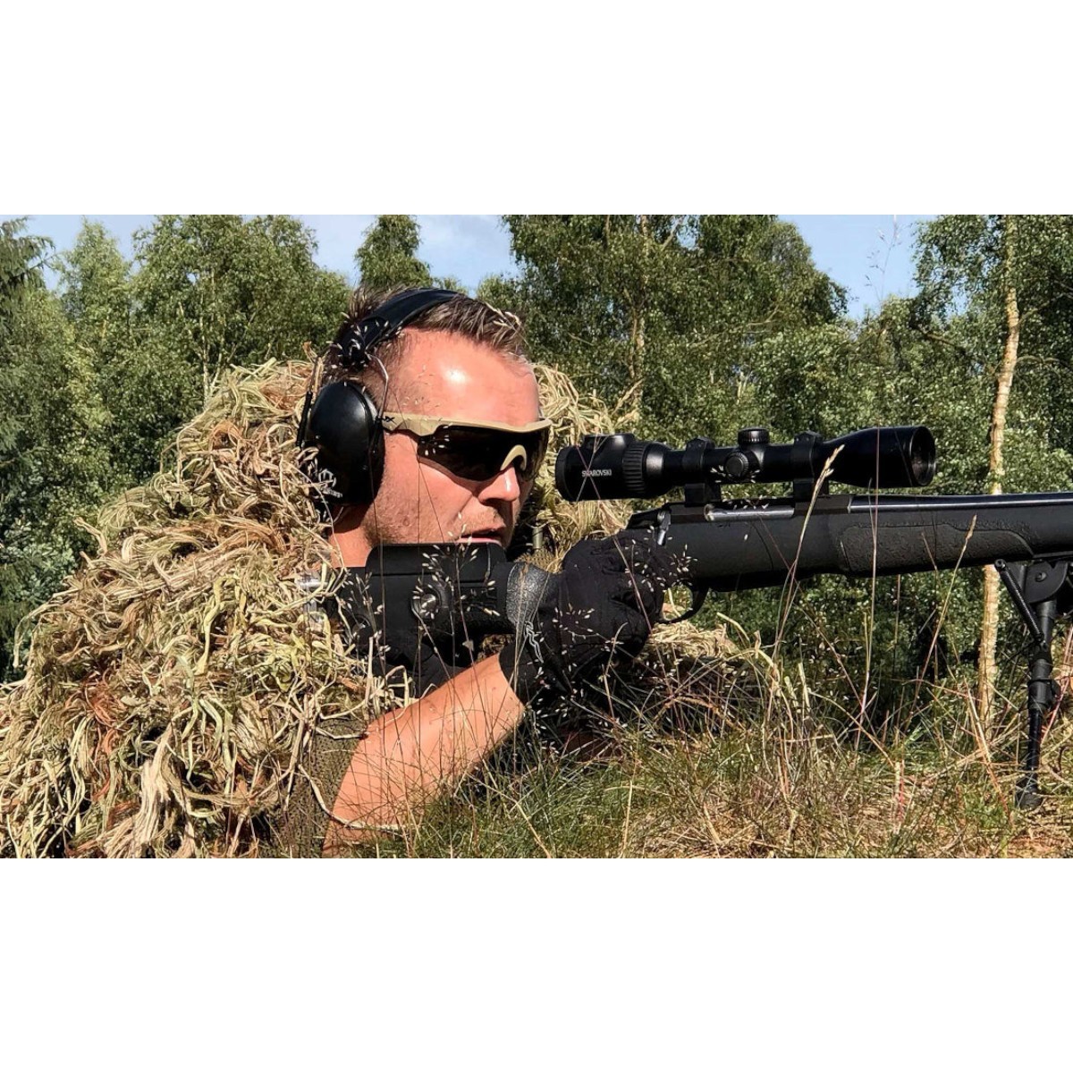 Wiley X Rogue Comm sport- och skytteglasögon - Matt sandfärgad båge med 3 linser
