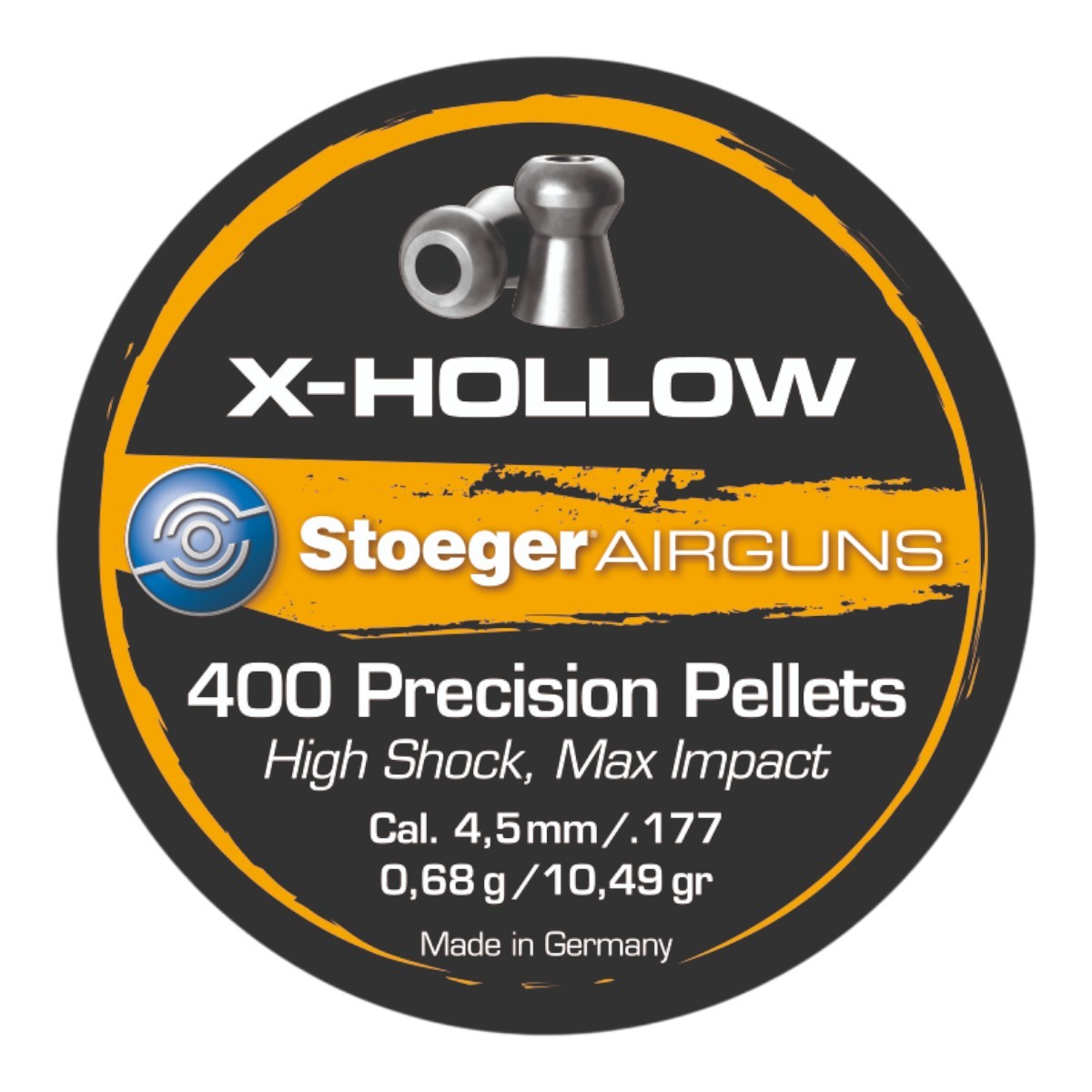 Stoeger X-Hollow Hollow Point luftgevärskulor 4,5 mm (.177) 0,68 g - 400 st