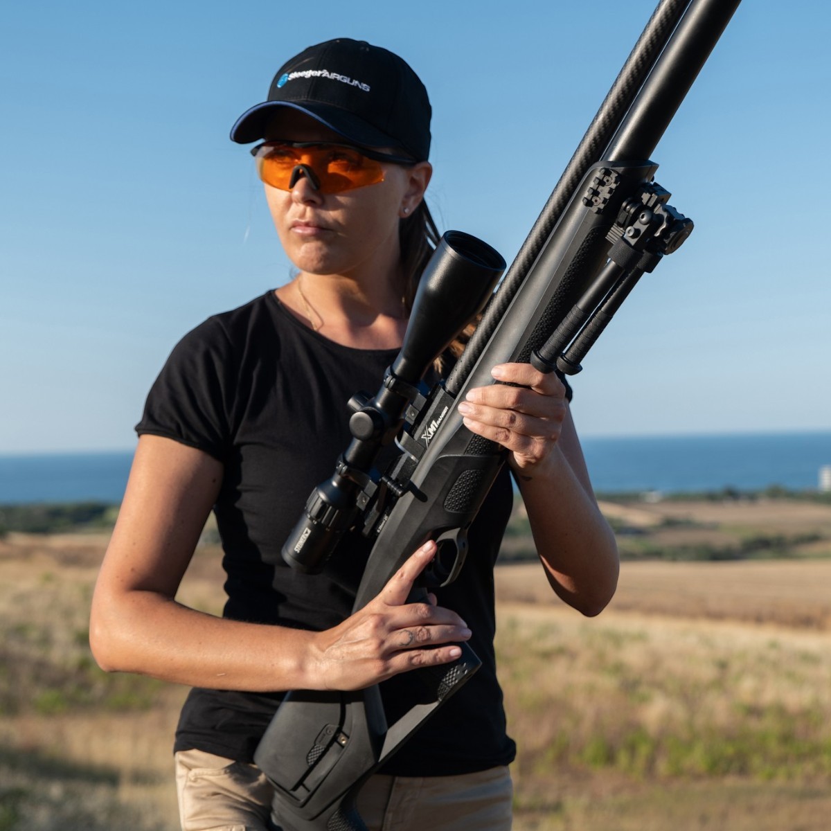 Stoeger XM1 Ranger Carbon PCP luftgevär Combo 4,5 mm
