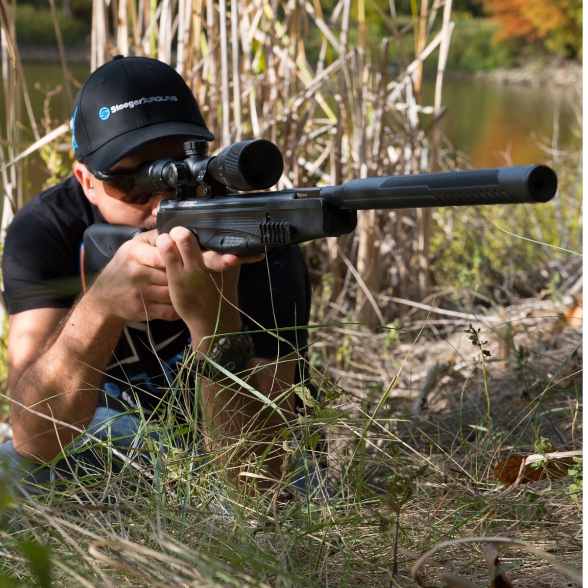 Stoeger RX20TAC Suppressor luftgevärspaket 4,5 mm - 3-9x40 AO & bipod