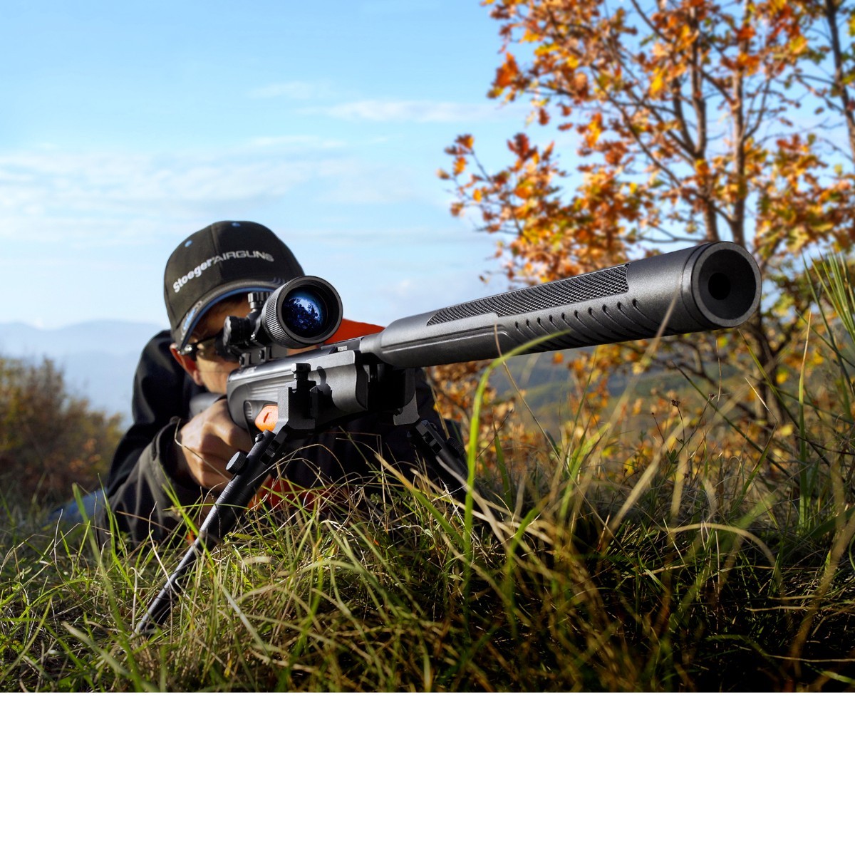Stoeger RX20TAC Suppressor luftgevärspaket 4,5 mm - 3-9x40 AO & bipod