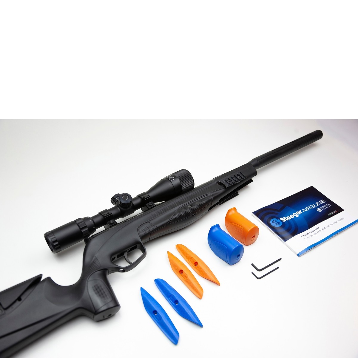 Stoeger RX20TAC Suppressor luftgevärspaket 4,5 mm - 3-9x40 AO & bipod