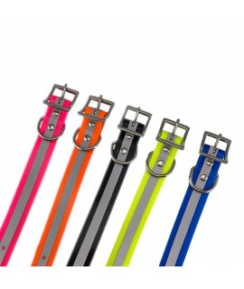 Tracker-reflexhalsband för hundar i olika färger