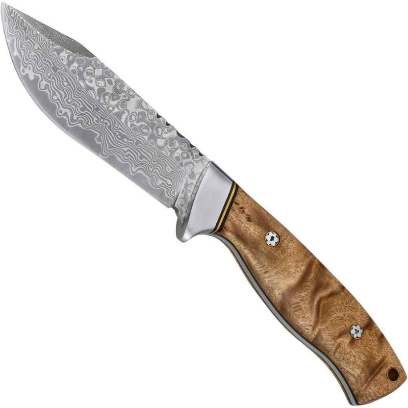 Parforce Ingrata - Outdoorkniv i Damaskus-stål