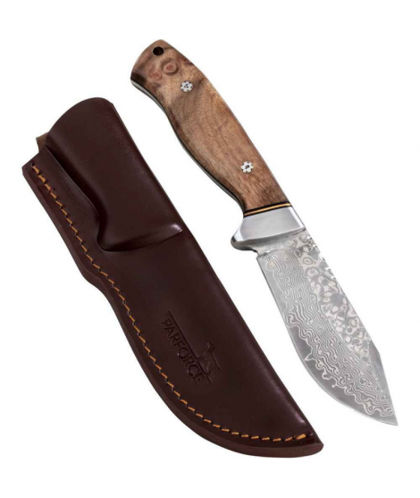 Parforce Ingrata - Outdoorkniv i Damaskus-stål