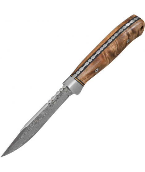 Parforce Ingrata - Outdoorkniv i Damaskus-stål