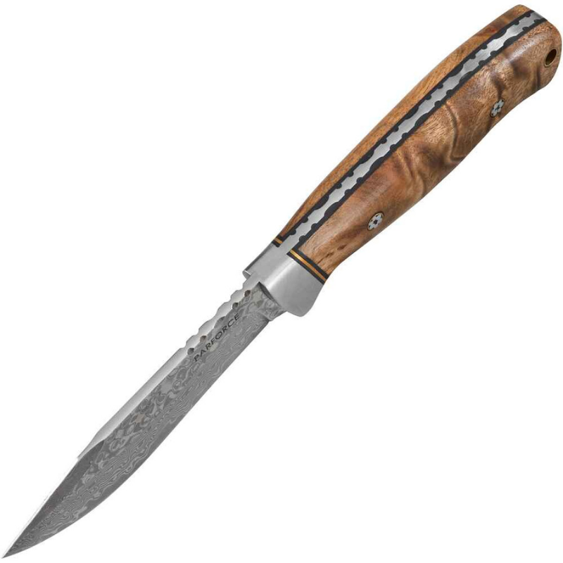 Parforce Ingrata - Outdoorkniv i Damaskus-stål