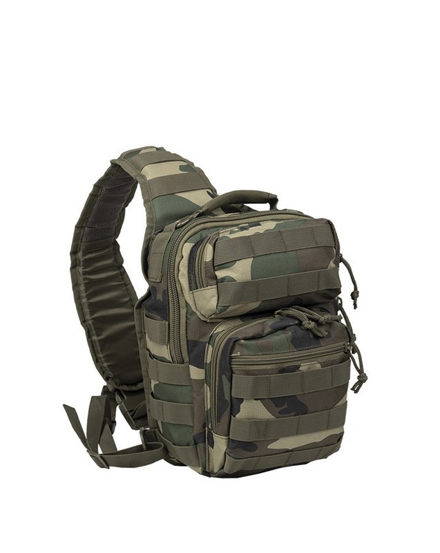 Mil-tec - Camouflageväska - Onestrap - Woodland
